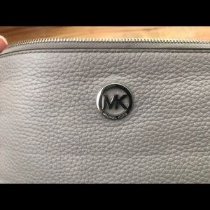 Super Trendy MK French Grey Wristlet Like New